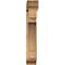 Ekena Millwork Merced Traditional Rough Sawn Bracket w/ Offset Brace, Western Red Cedar, 8"W x 36"D x 48"H BKT0806X36X48MRC01RWR - alternate 2
